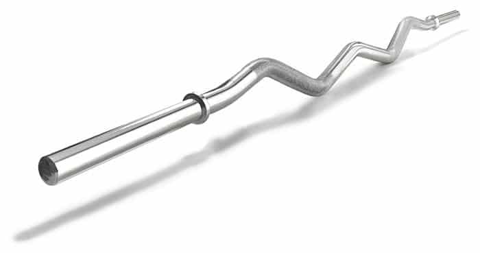 stainless steel EZ curl bar