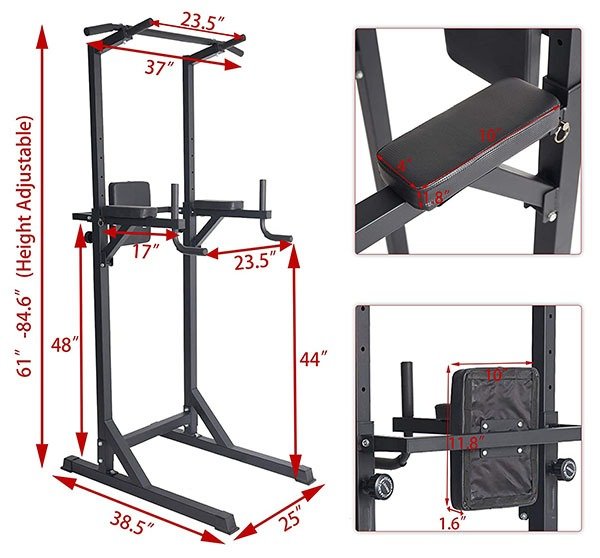 KARMAS PRODUCT Power Tower Dimensions KARMAS PRODUCT Power Tower Dimensions