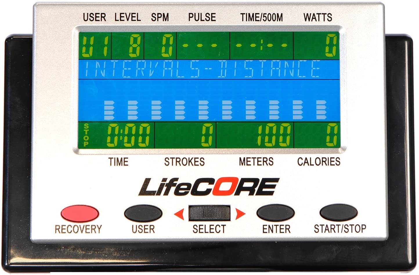 LifeCORE Fitness R100 Commercial Rowing Machine monitor LifeCORE Fitness R100 Commercial Rowing Machine monitor
