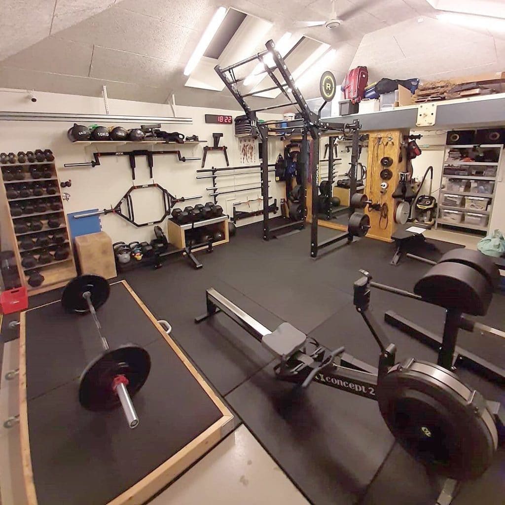 Two Car Garage Gym Layout