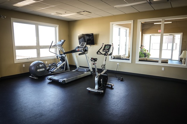 cardio equipment in a home gym