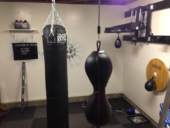 home boxing gym setup