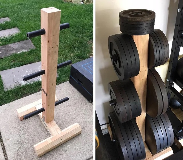 DIY Weight Plate Storage Options – GarageGymPro