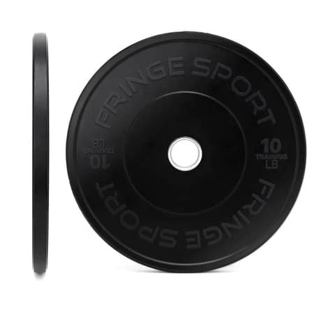 Fringe Sport Black Bumper Plates Fringe Sport Black Bumper Plates