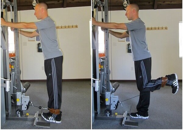 Cable Standing Leg Curl