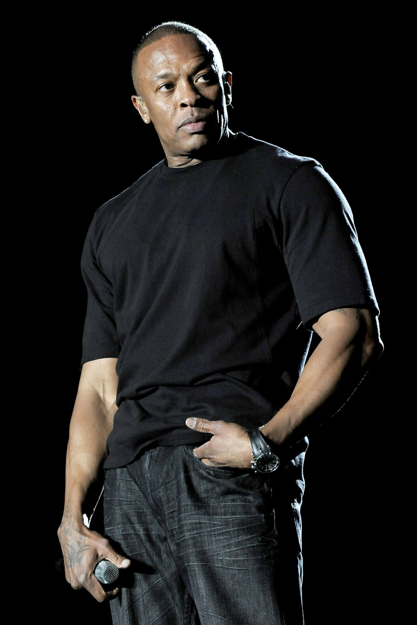 Dr. Dre On Stage at the Super Bowl Halftime Show