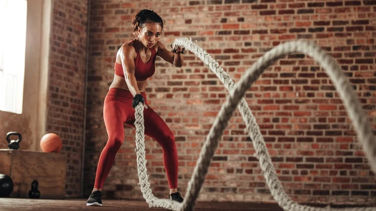 Battle Ropes High & Low Waves