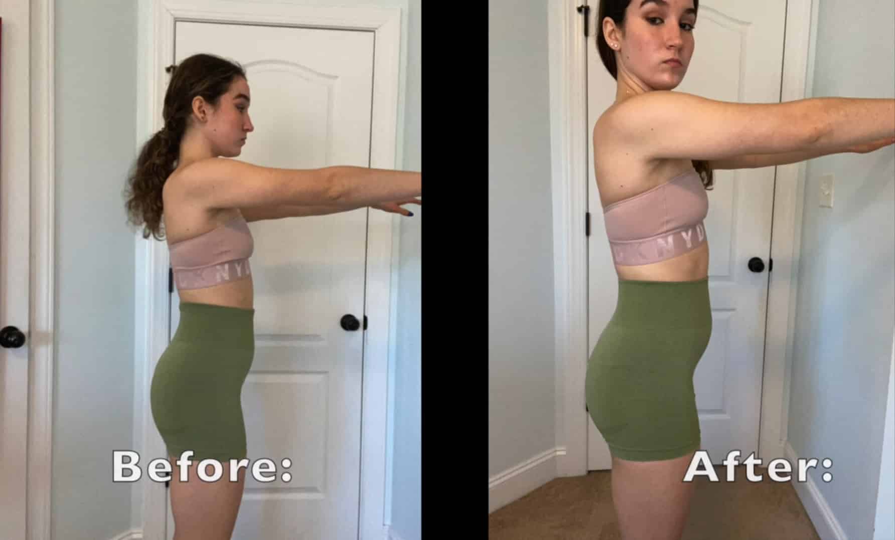 Female Body Transformation After 1 Month Creatine