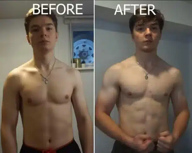 Male Body Transformation After 1 Month Creatine