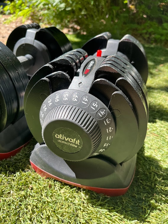 AtivaFit Adjustable Dumbbells - 11