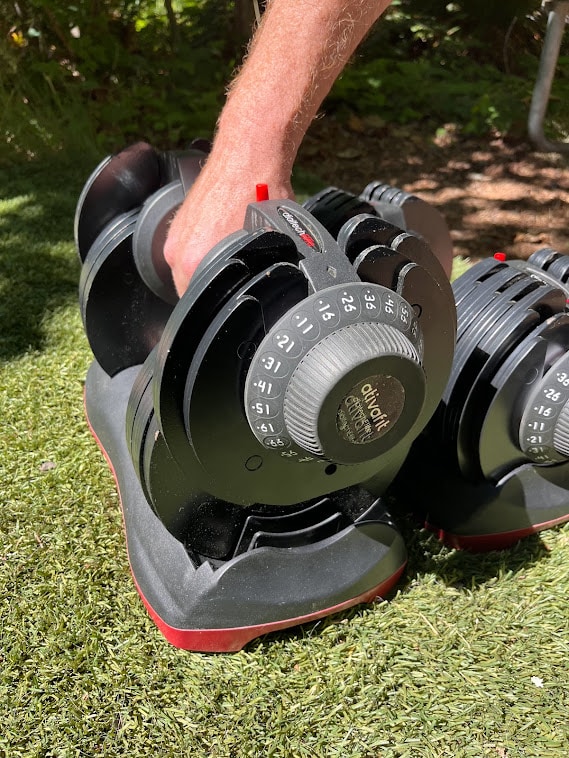 AtivaFit Adjustable Dumbbells - 4