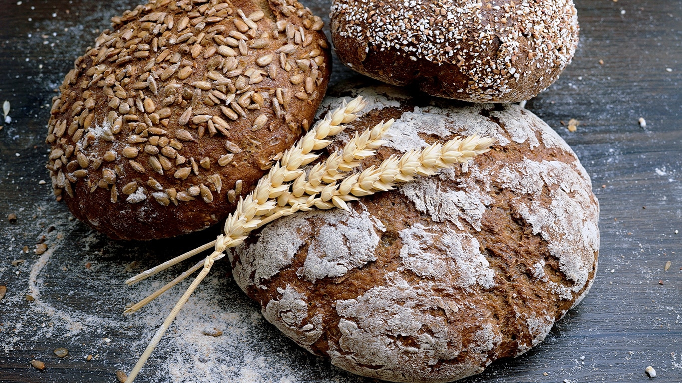 Freshly Baked Whole Grain Bread Freshly Baked Whole Grain Bread